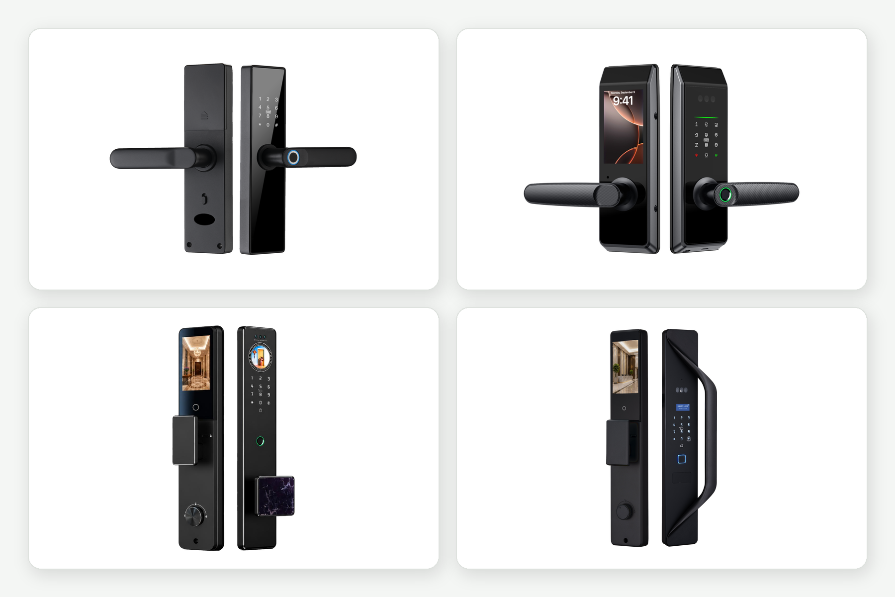 Four SUPTER smart lock models for B2B product selection